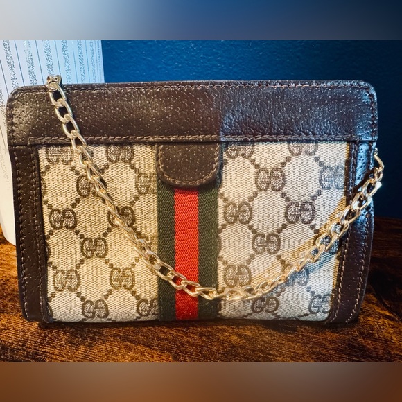 GUCCI Vintage Sherry Line Pouch - Picture 1 of 10